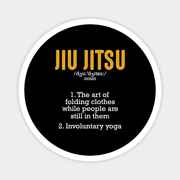 Jiu Jitsu Definition Japanese Martial Arts Funny Magnet by Funnyawesomedesigns